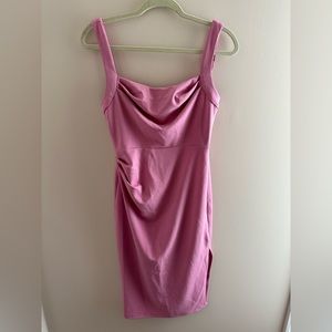 Like New Pink Formal MIDI Dress Size Medium Hello Molly